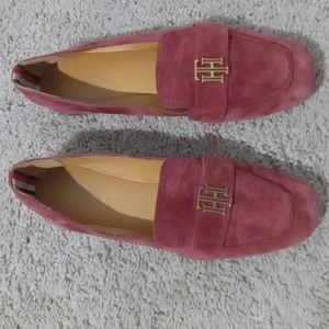 Penny Loafers burgundy suede size 10M